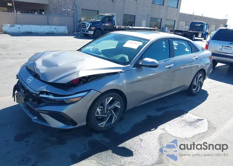 2024 Hyundai Elantra Hybrid Limited из США, поврежденный, VIN KMHLN4DJ7RU115415